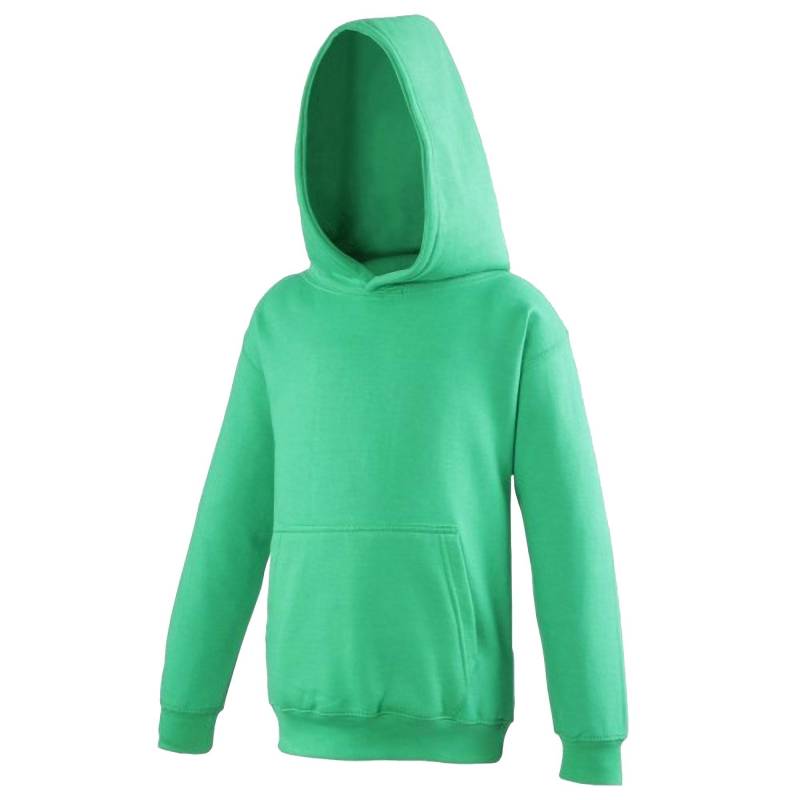 Kapuzen Pullover Jungen Grün 116 von AWDis