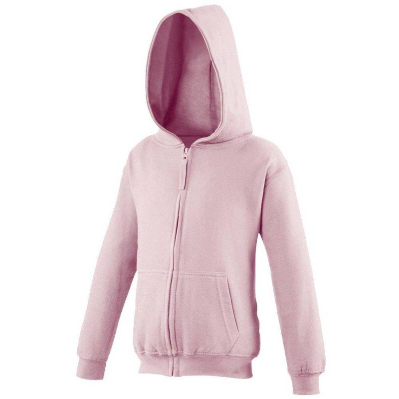 AWDis - T-Shirt Hoodie Zoodie, 116, Pink von AWDis