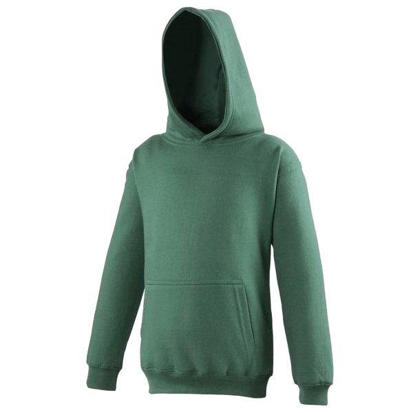 Kapuzen Pullover Jungen Grün 128 von AWDis