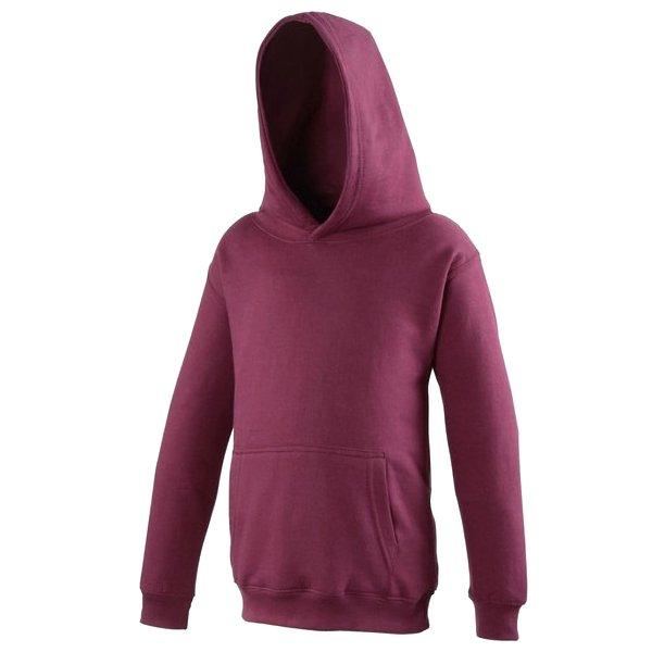 AWDis - Kapuzen Pullover, 158, Weinrot von AWDis