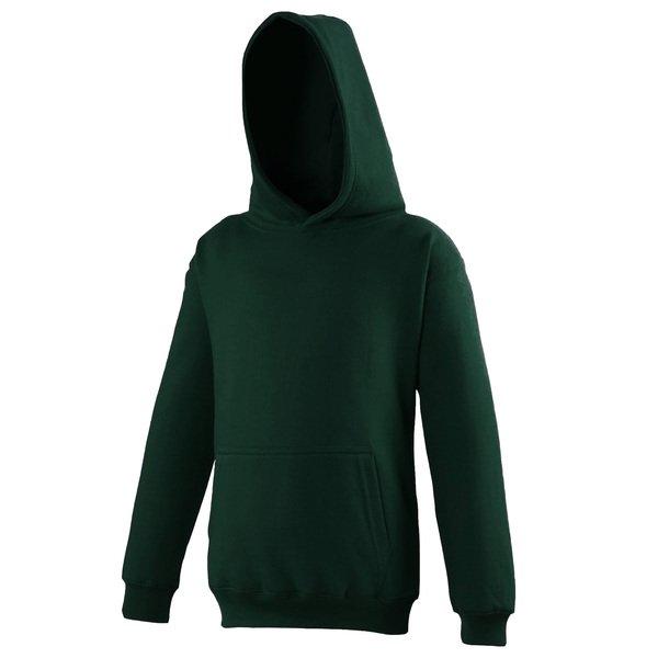 Kapuzen Pullover Jungen Waldgrün 158 von AWDis