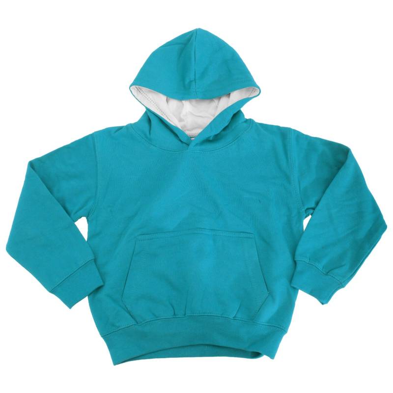 AWDis - Kapuzen Pullover Varsity, 3-4, Blau von AWDis