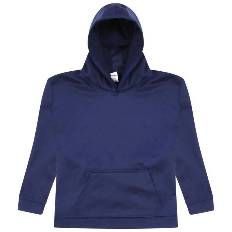 Just Hoods Sport Polyester Kapuzenpullover Jungen Marine 9-11A von AWDis