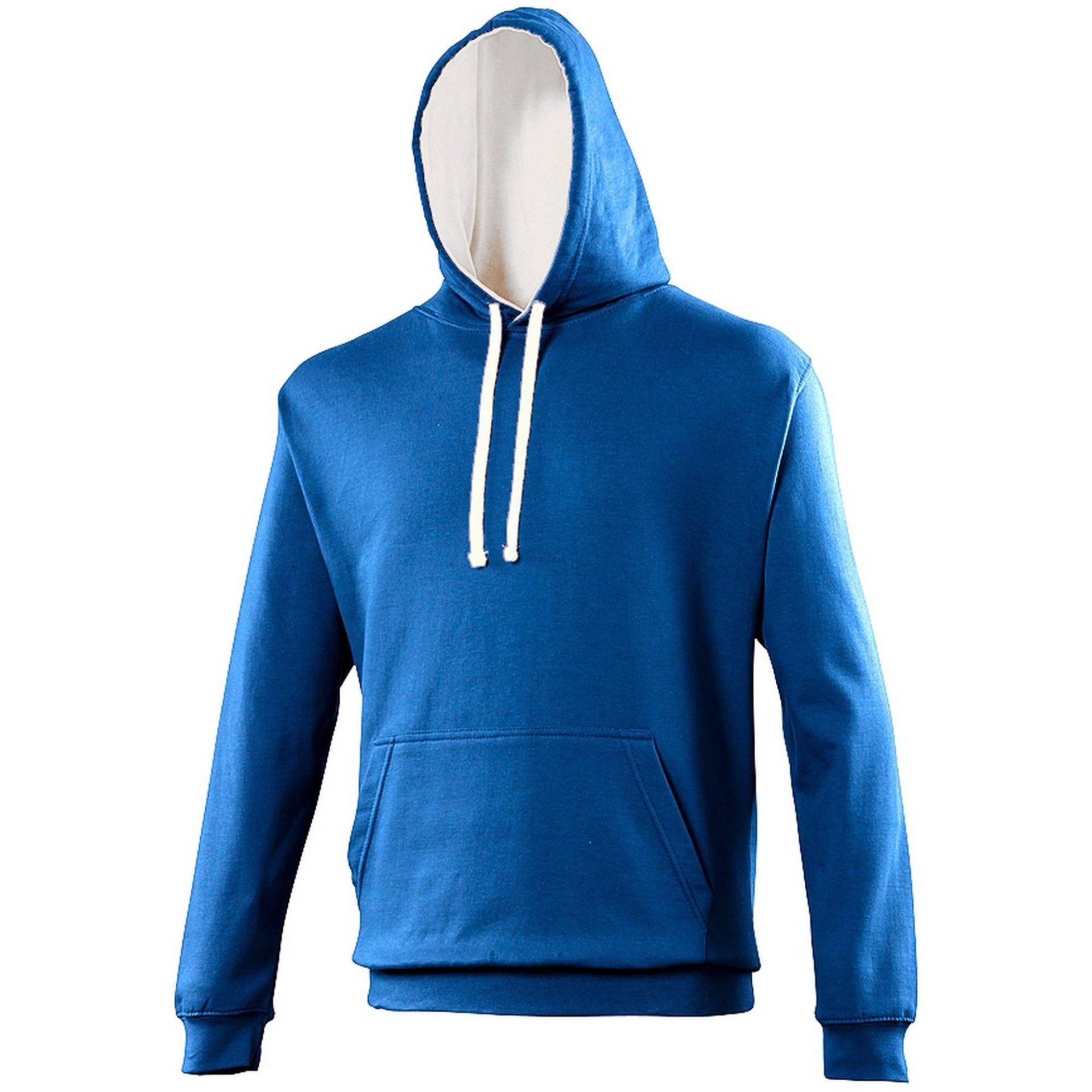 Kapuzenpullover Damen Blau L von AWDis