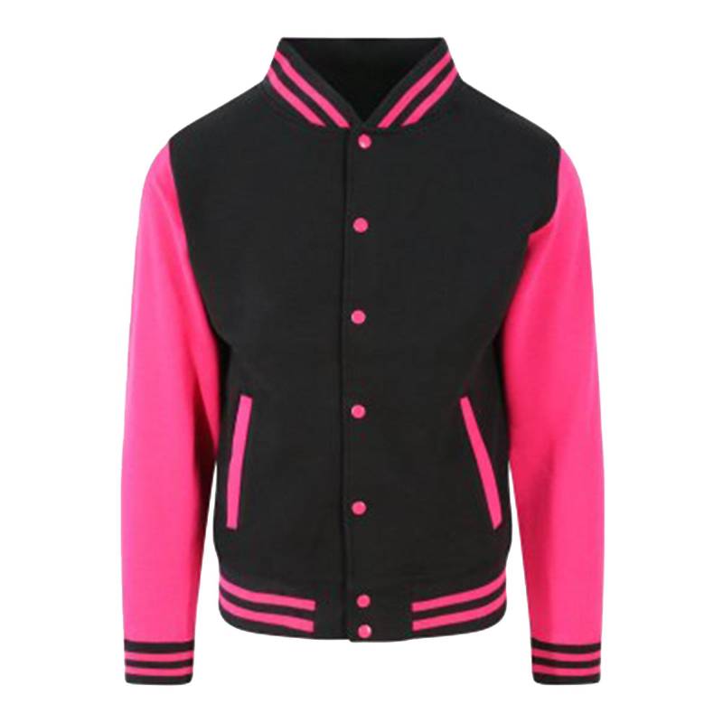 Varsity Jacket Herren Schwarz L von AWDis