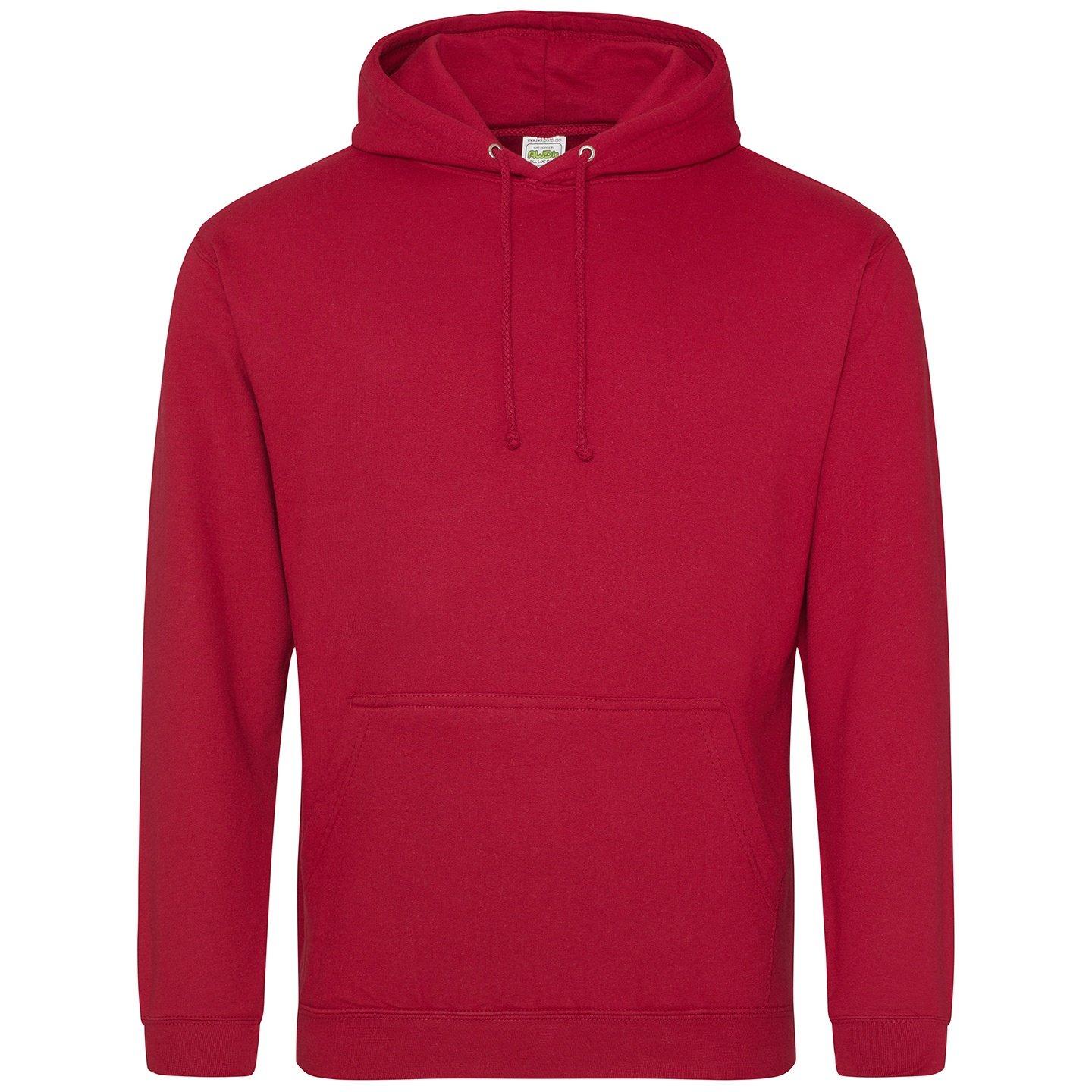 Kapuzenpullover College Damen Rot Bunt L von AWDis