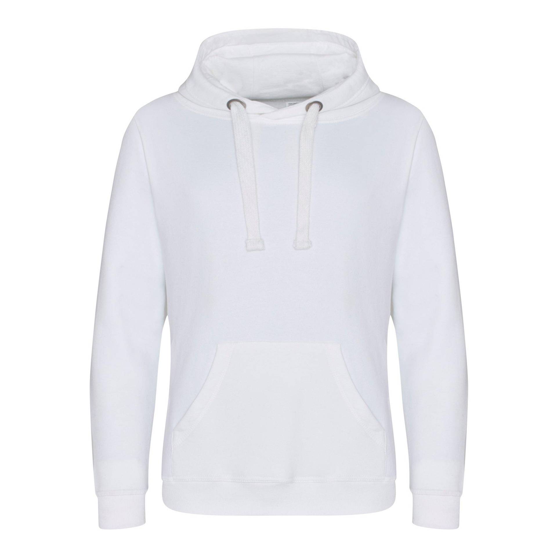 Just Hoods Graduate Kapuzenpullover Herren Weiss L von AWDis