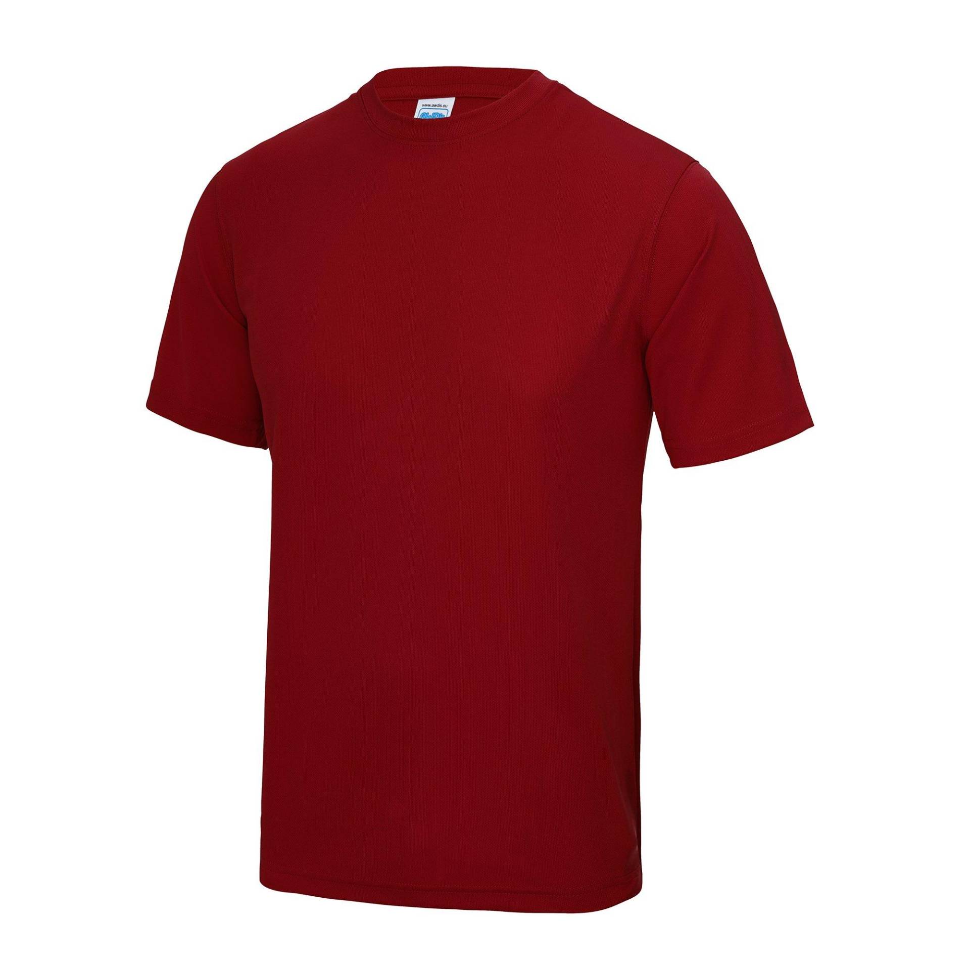 Just Cool Sport T-shirt Jungen Rot Bunt L von AWDis