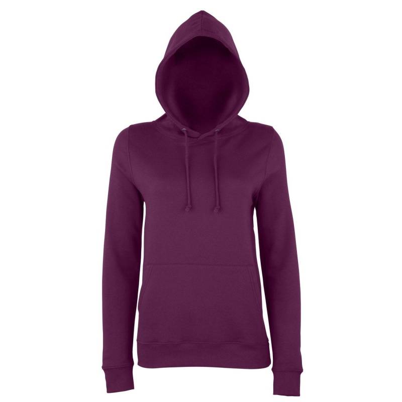 Just Hoods Kapuzenpullover Hoodie Damen Pflaume L von AWDis