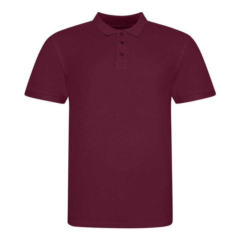 Just Polos Poloshirt Damen Weinrot M von AWDis