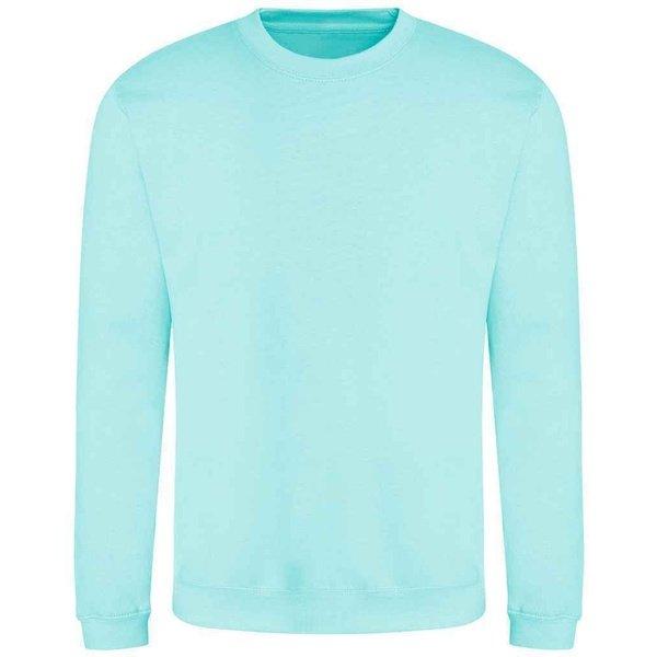 AWDis - Just Hoods Rundhals Uni Sweatshirt (280 GSM), für Herren, Mint, Größe M von AWDis