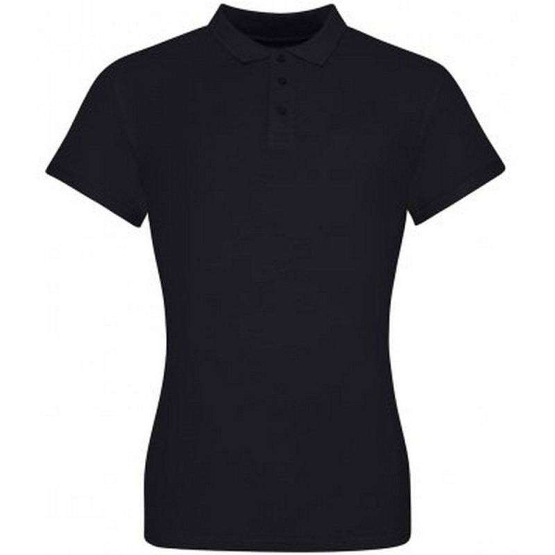 Polo Shirt Pique Damen Schwarz S von AWDis