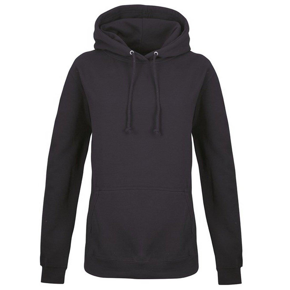 Just Hoods Kapuzenpullover Hoodie Damen Schwarz S von AWDis