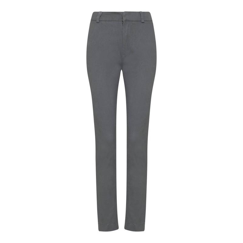 AWDis - So Denim Chinos Lily schmale Passform, für Damen, Schiefergrau, Größe W34 von AWDis