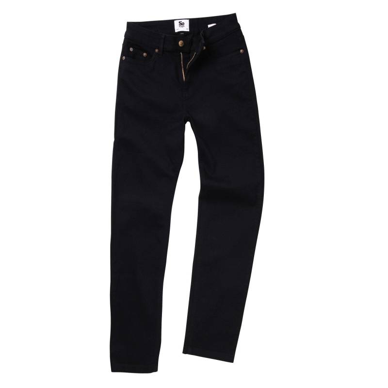 AWDis - So Denim Katy Jeans, gerades Bein, für Damen, Schwarz, Größe W36 von AWDis