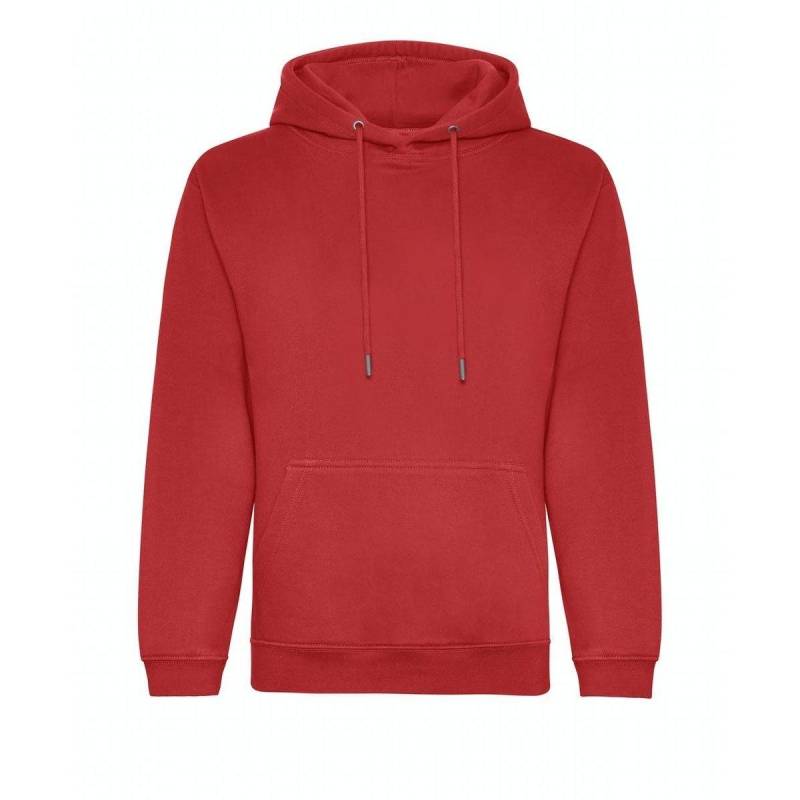 Kapuzenpullover, Aus Biologischem Anbau Herren Rot Bunt XL von AWDis