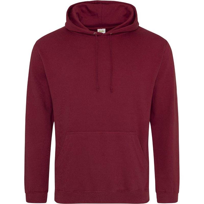 Kapuzenpullover College Damen Weinrot XL von AWDis