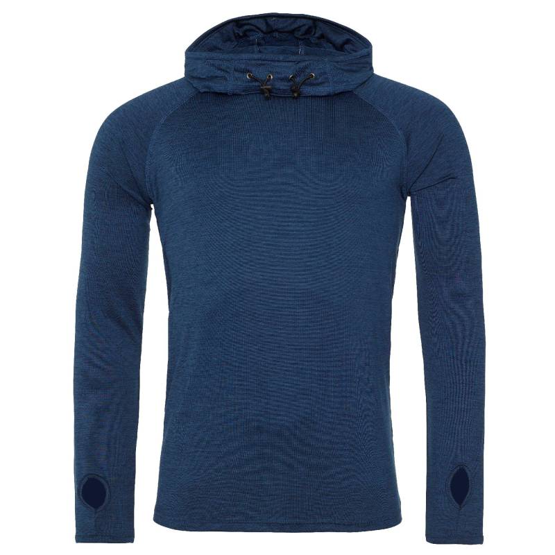 Just Cool Kapuzen Langarm Top (2 Stück/packung) Herren Marine XL von AWDis