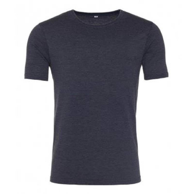 Washed Tshirt Herren Marine XS von AWDis