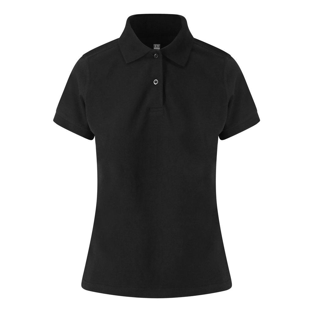 Just Polos Stretch Pique Poloshirt Damen Schwarz XS von AWDis