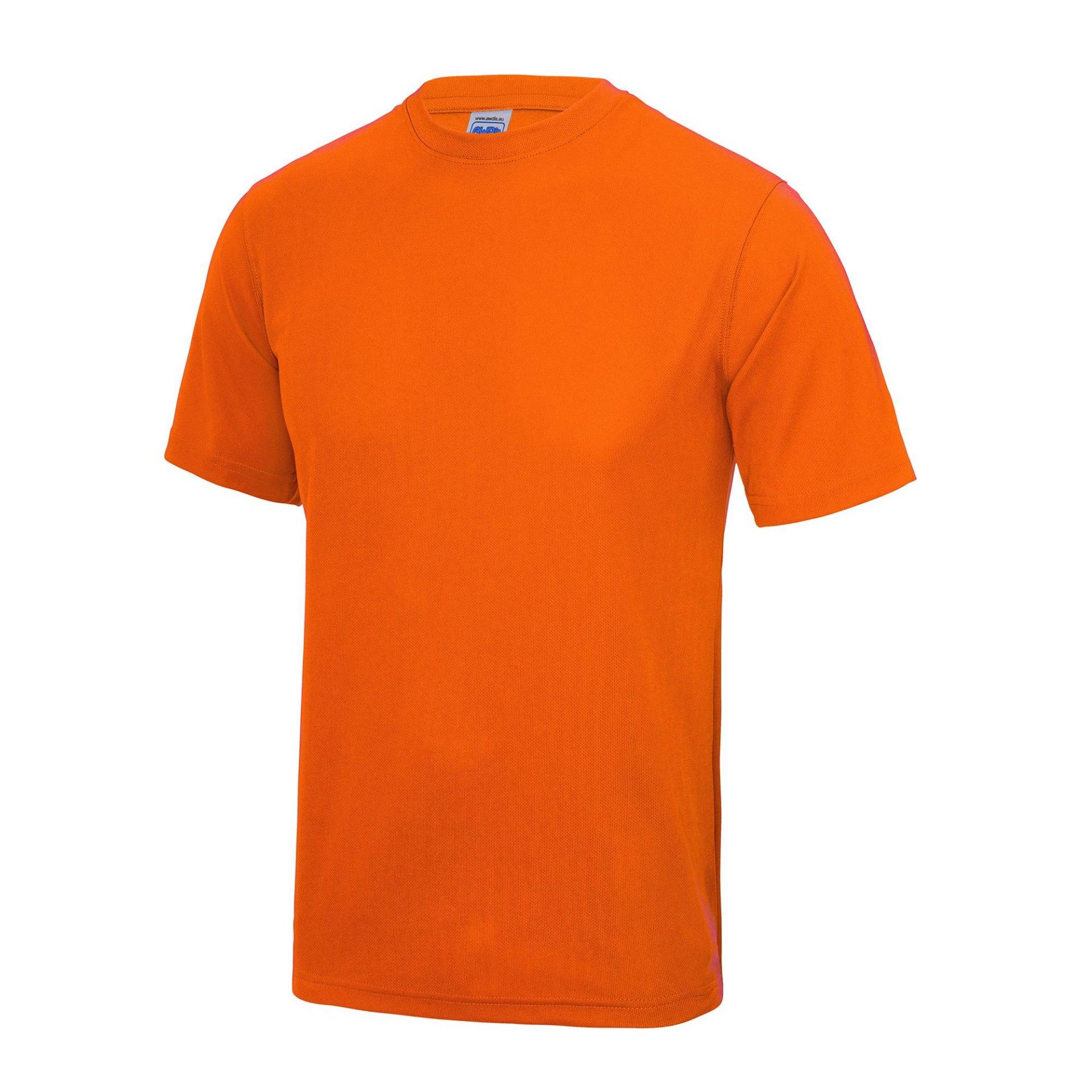 Just Cool Sport Tshirt Jungen Orange XS von AWDis