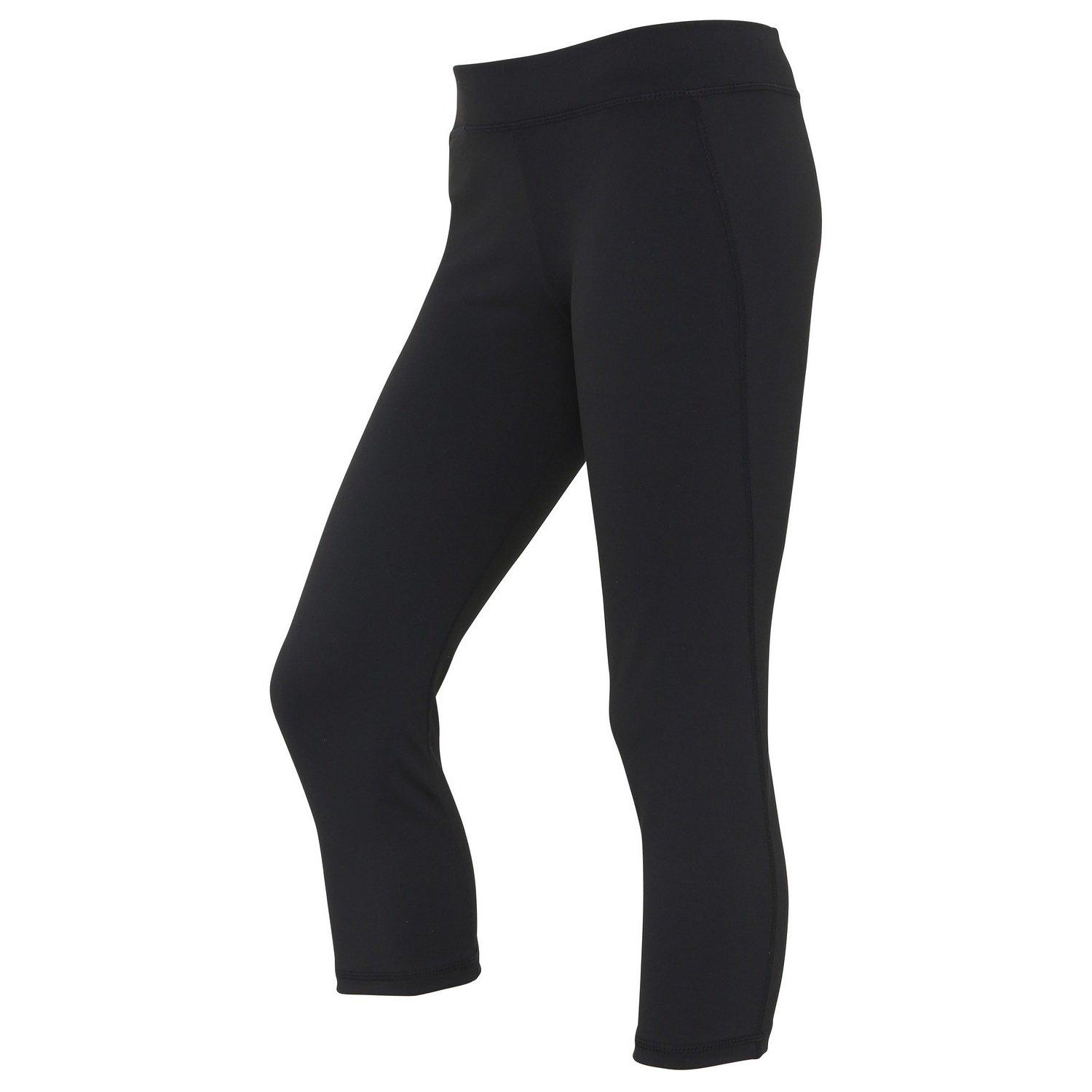 Caprihose Sporthose Damen Schwarz XS von AWDis