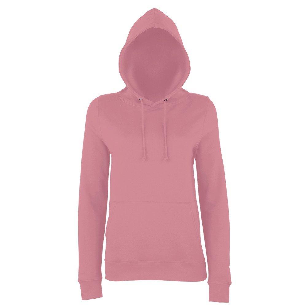 Just Hoods Kapuzenpullover Hoodie Damen Pink XS von AWDis