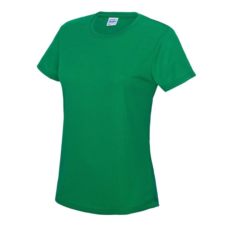 Just Cool Sport Tshirt Unifarben Damen Grün XS von AWDis