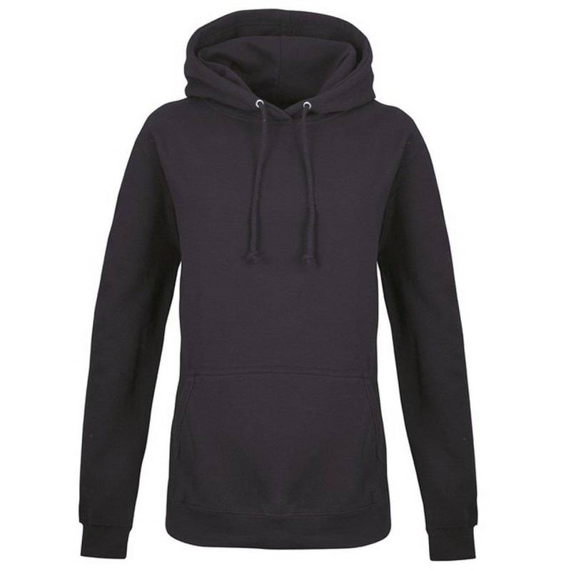 AWDis - Just Hoods Kapuzenpullover Hoodie, für Damen, Schwarz, Größe XXL von AWDis