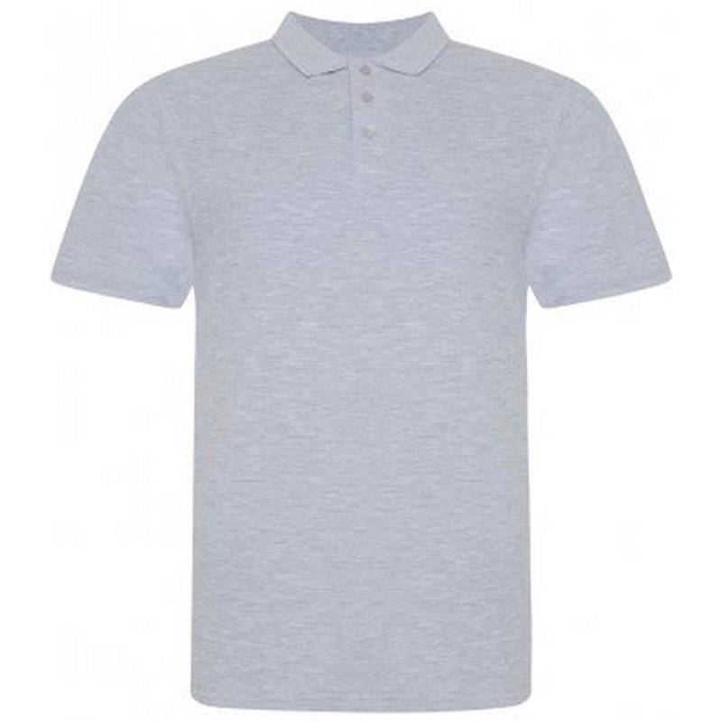 Polo Shirt Pique Herren Grau M von AWDis