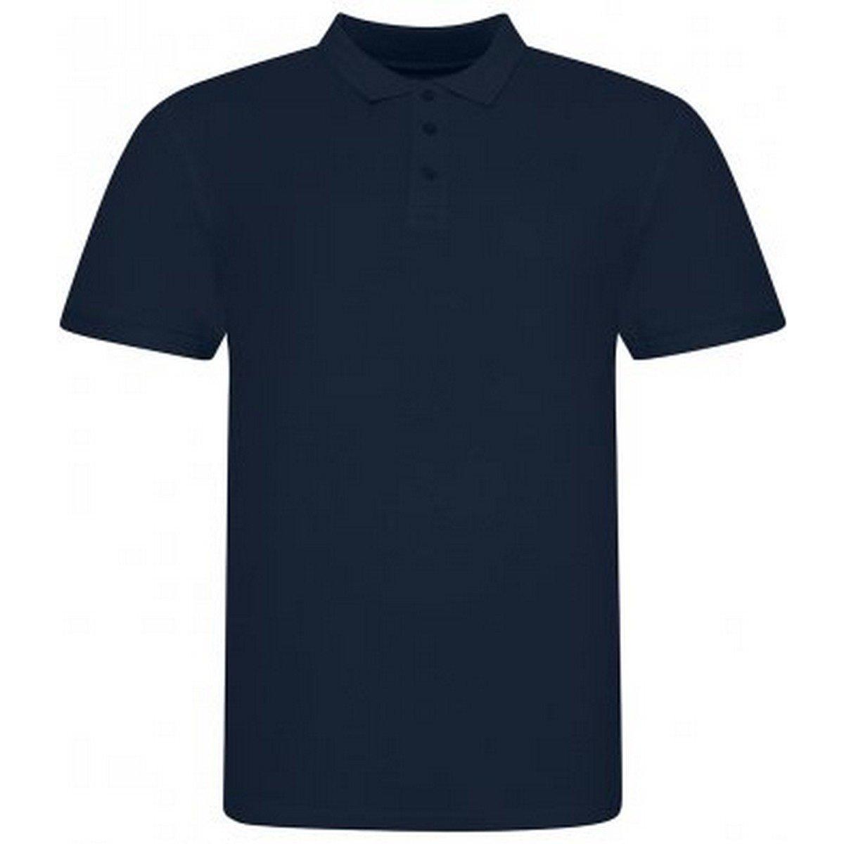 Polo Shirt Pique Herren Marine S von AWDis