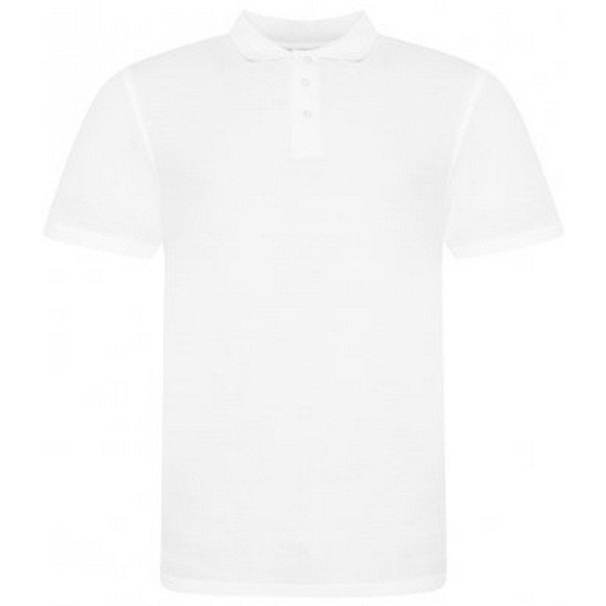 Polo Shirt Pique Herren Weiss 3XL von AWDis