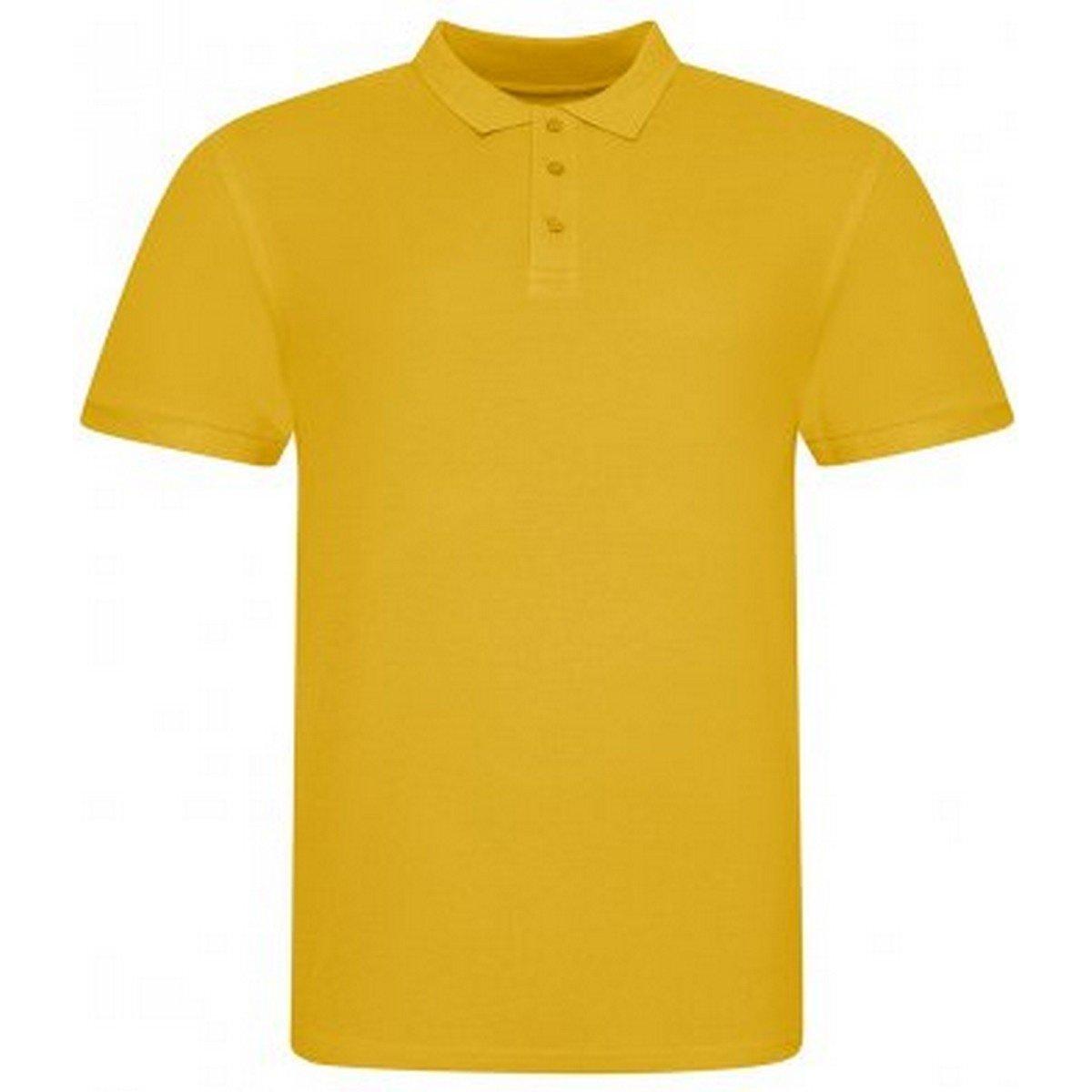 Polo-shirt Pique Herren Senfgelb XXL von AWDis