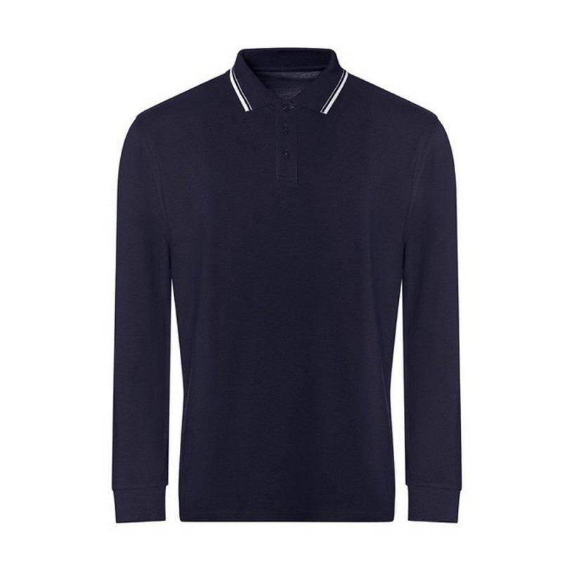 Poloshirt Langärmlig Herren Marine L von AWDis