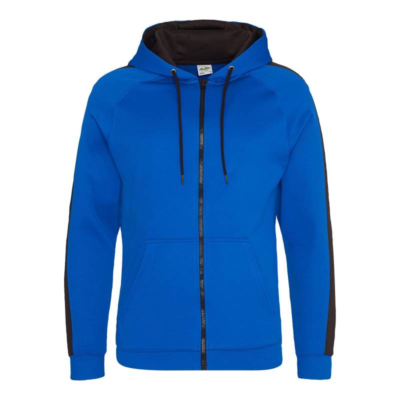 Just Hoods Sport Kapuzenjacke Herren Blau M von AWDis