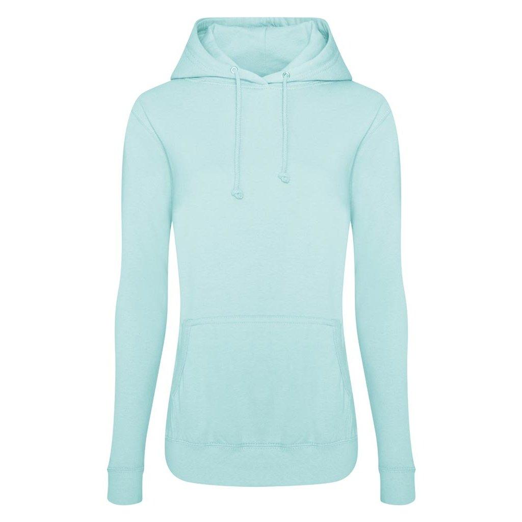 College Kapuzenpullover Damen Mint XS von AWDis