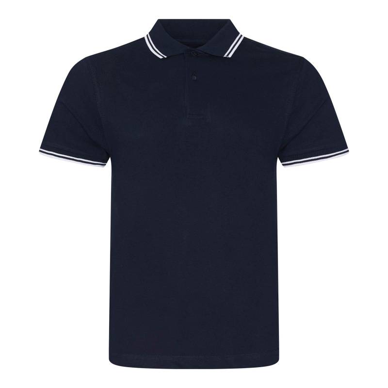 AWDis - Stretch Tipped Polo Shirt, für Damen, Marine, Größe XL von AWDis