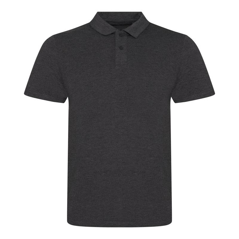 Triblend Polo Shirt Herren Charcoal Black S von AWDis