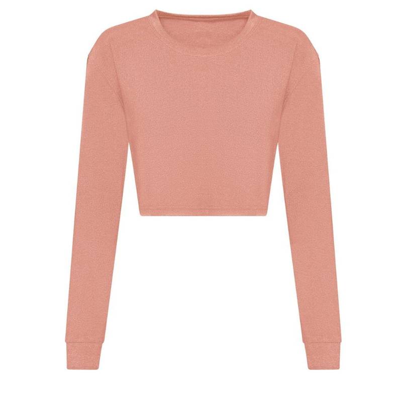 Tshirt Langärmlig Damen Pink XS von AWDis