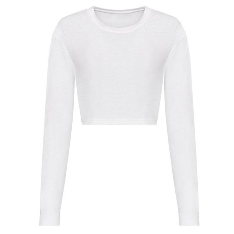 Tshirt Langärmlig Damen Weiss XS von AWDis