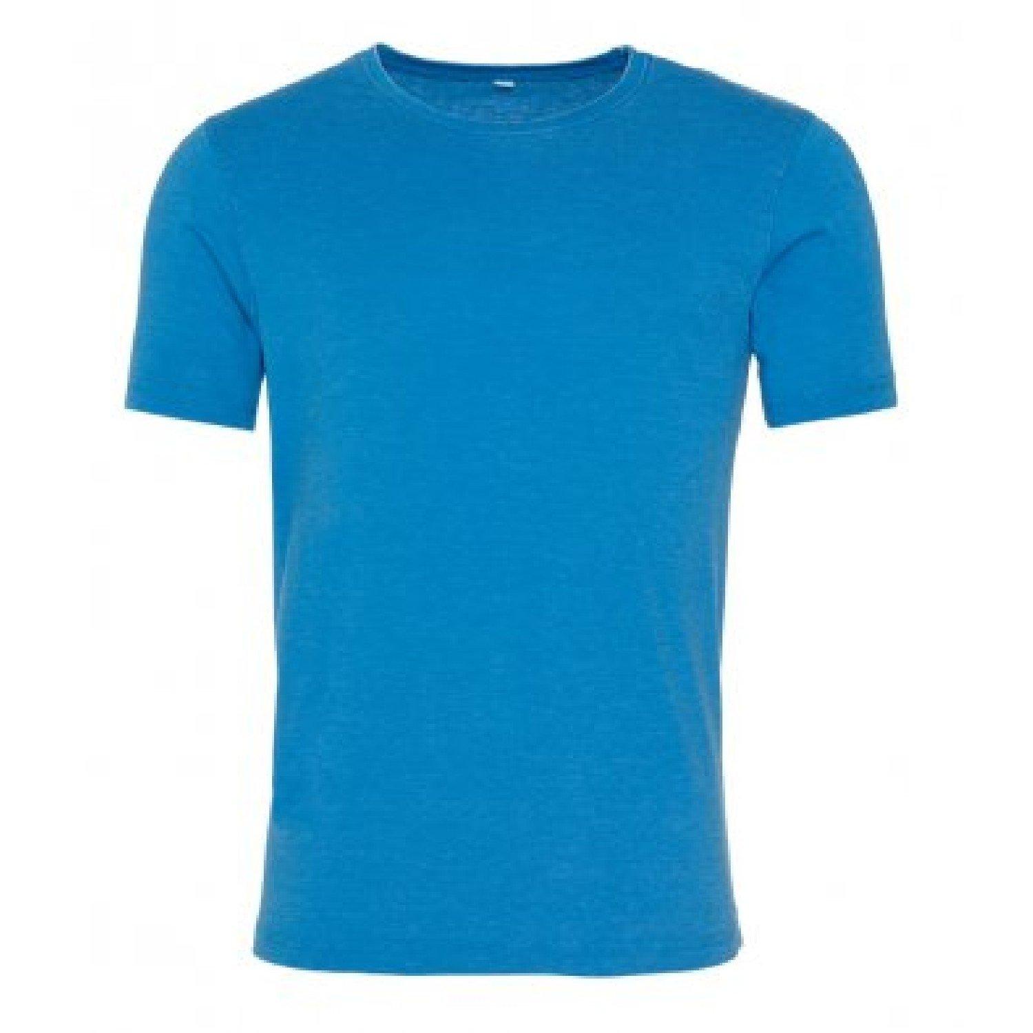 Washed Tshirt Herren Blau XS von AWDis