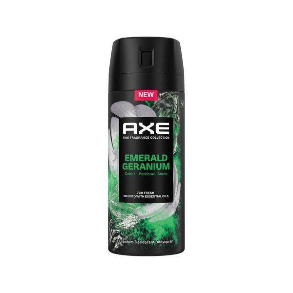 Axe - Premium Bodyspray Emerald Geranium ohne Aluminiumsalze, 150 ml von Axe