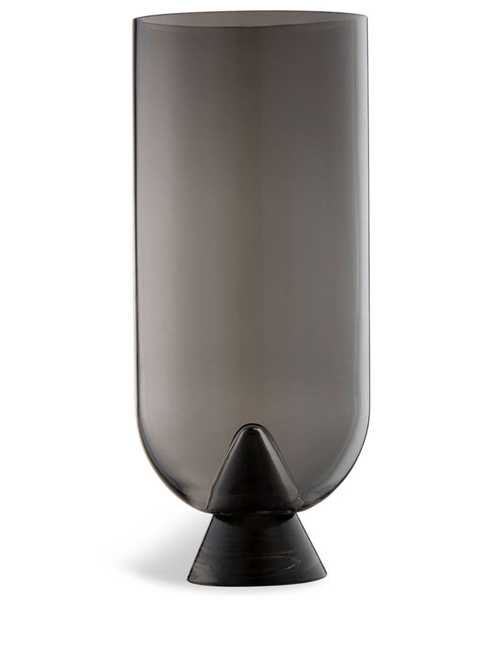 AYTM Glacies glass vase - Black von AYTM