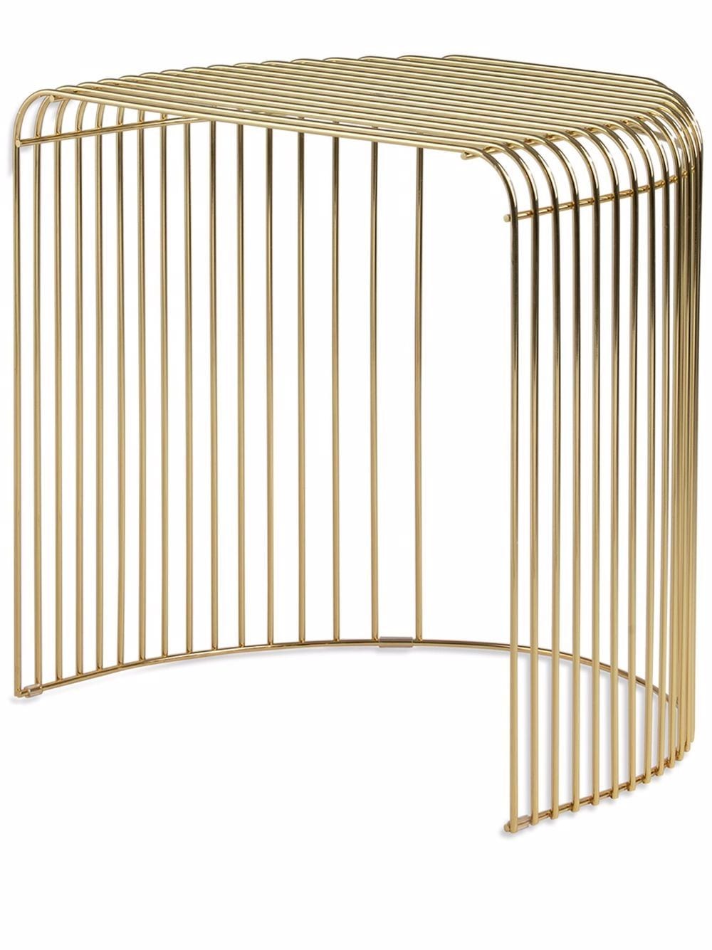 AYTM Curva steel side table - Gold von AYTM