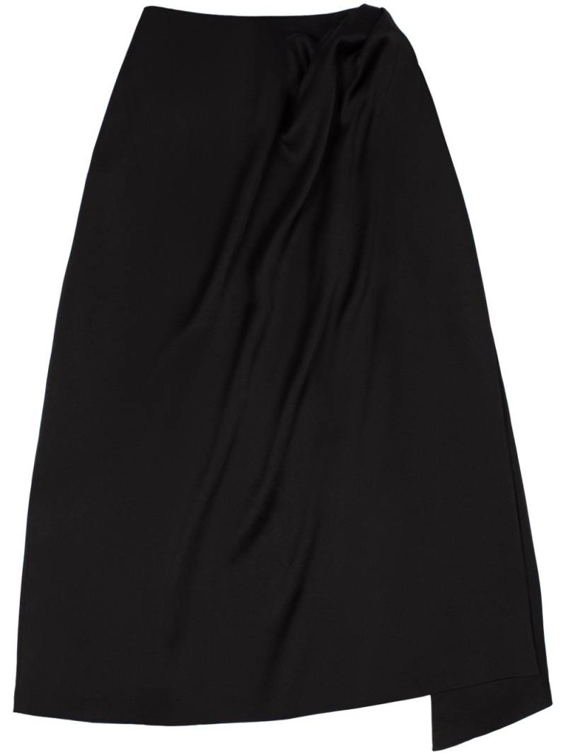 AZ FACTORY Alondra wrap midi skirt - Black von AZ FACTORY