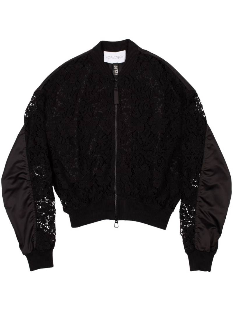 AZ FACTORY Amelia cotton blend lace jacket - Black von AZ FACTORY