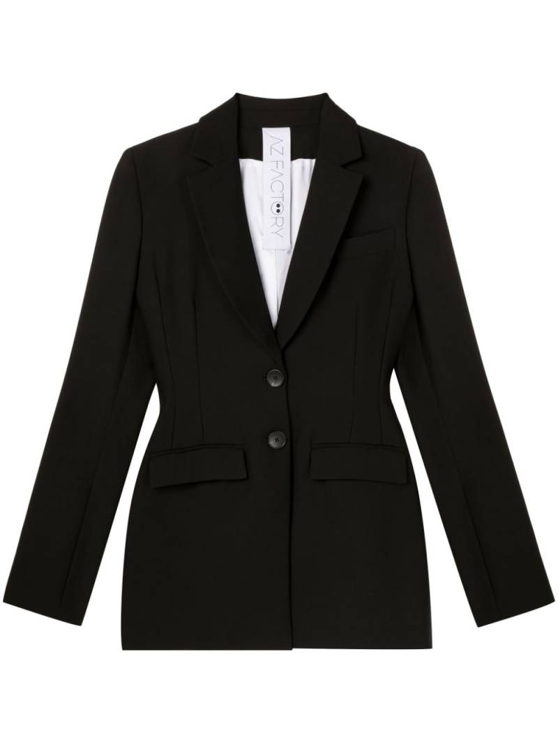 AZ FACTORY Simone single-breasted blazer - Black von AZ FACTORY