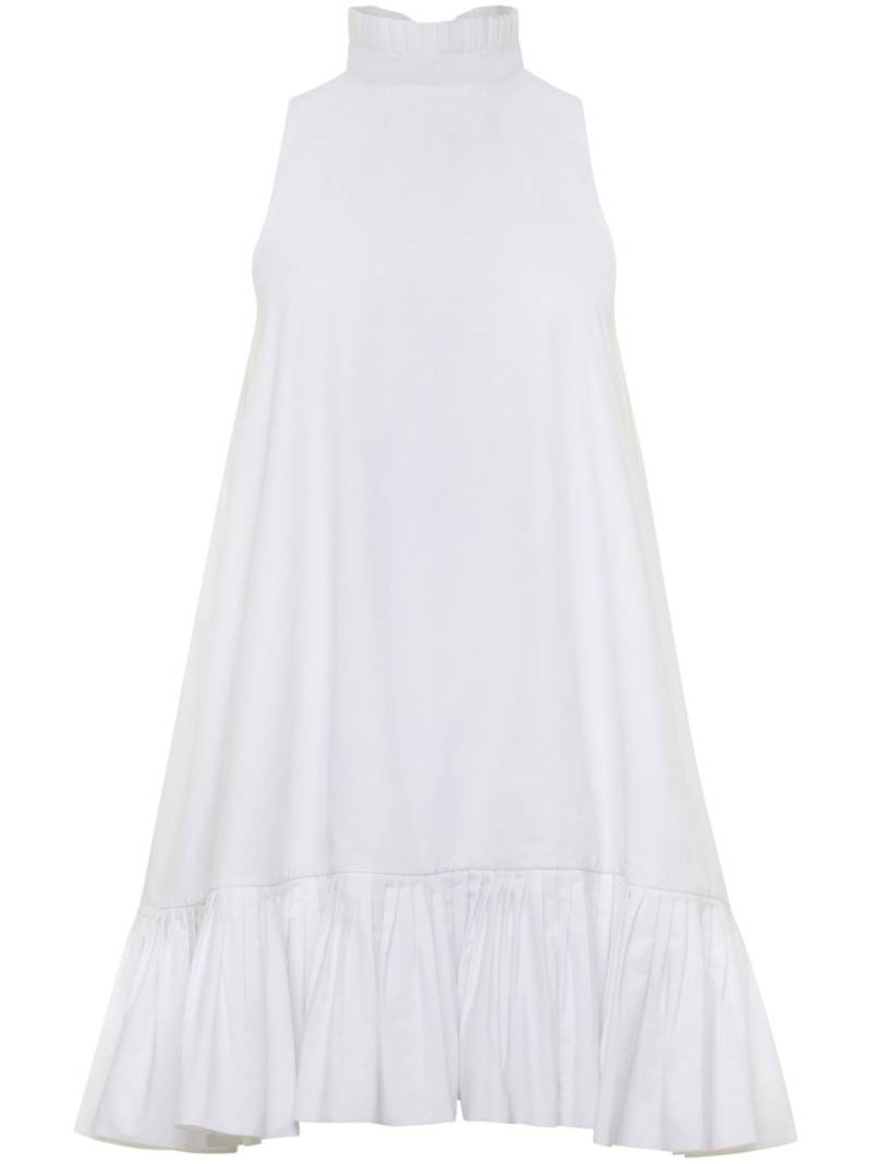 AZEEZA Alcott poplin minidress - White von AZEEZA