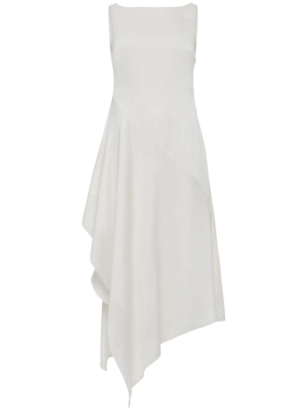 AZEEZA Manisha midi dress - White von AZEEZA