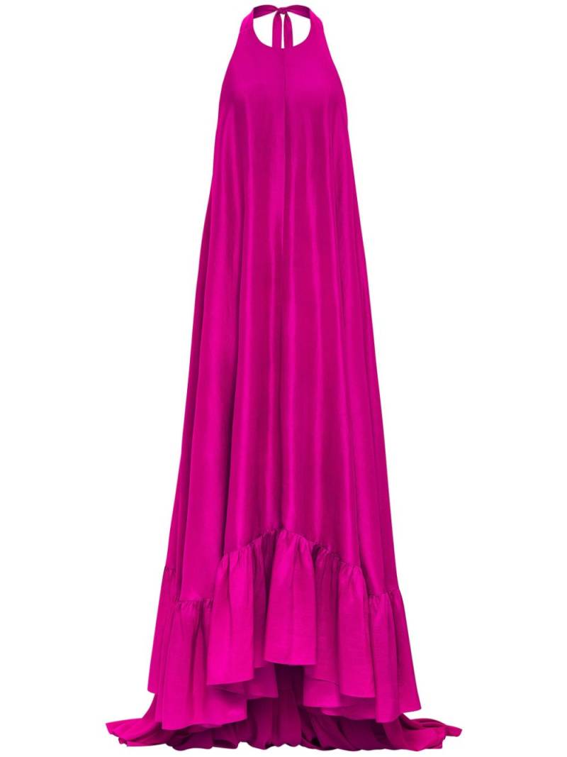 AZEEZA Sadie halterneck silk gown - Pink von AZEEZA